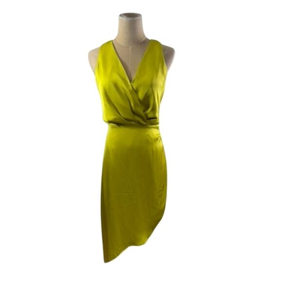 "RAMY BROOK" Alanna Dress SZ 0 Sexy Asymmetrical Hem Professional Club Cocktail - Picture 1 of 10